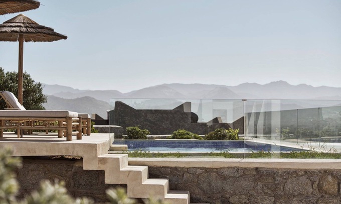 Agios Prokopios Villa | Luxury Naxos Villas | Elegant Villa | Air Conditioning | Private Pool | 4.