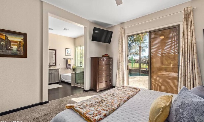 Augusta Ranch House | Luxury Oasis: Pool, Hot Tub & Firepit 4 Bedroom Home by RedAwning