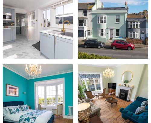Bognor Regis Villa | Luxury pair of Georgian apartments, hot tub, sea views, sleeps 12