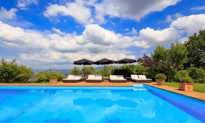 Rignano sull'Arno Villa | Luxury panoramic Villa with pool in the Florentine Hills