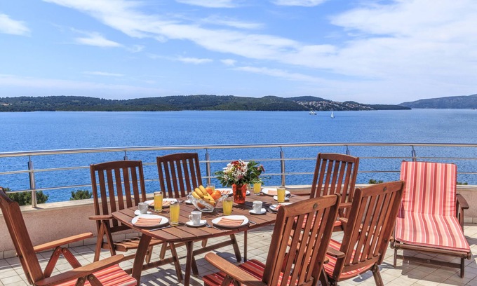 Trogir Apartment | Luxury Penthouse with sea views and fabulous terrace