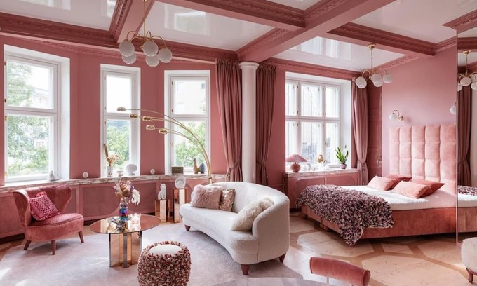 Alppiharju Apartment | Luxury Pink Suite, autohalli