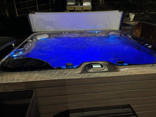 East Stroudsburg House | Luxury Pocono Retreat with hot tub, sauna, fire pit, and patio