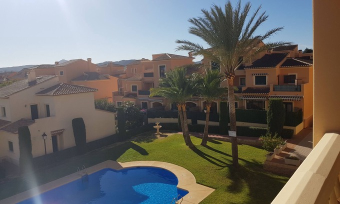 Aduanas Apartment | Luxury pool view residence with gym 500m from the sea