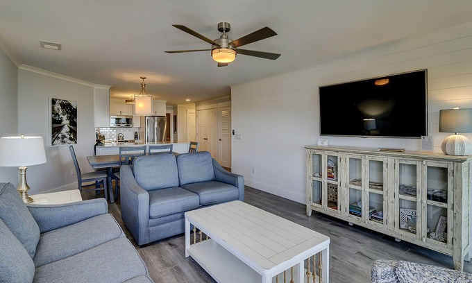 Folly Field Condo | Luxury Private Oceanfront Condo w/Balcony, Free WiFi, & Shared Outdoor Pool