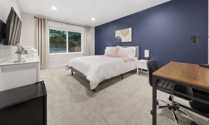 Seattle Metro Area House | Luxury, Private Owner’s Suite w/ Gym in a Shared Home