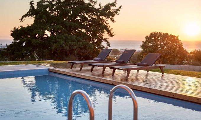 Kallithea Villa | Luxury Rhodes Villa | Anissa Villa | Sea View | Private Swimming Pool | 4.