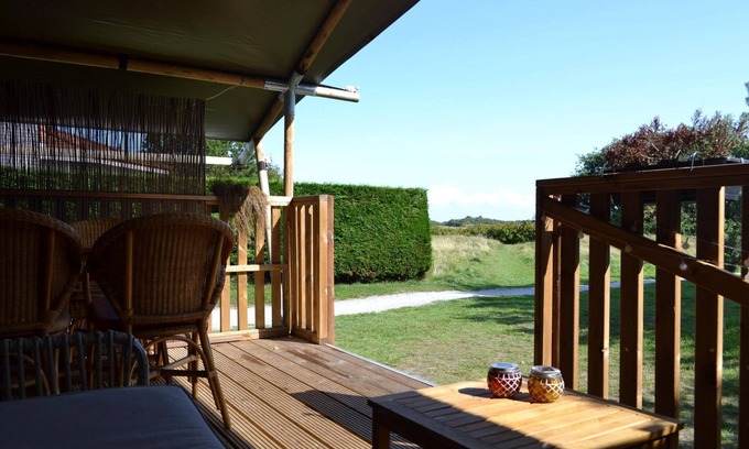 Hollum House | Luxury safari tent with private bathroom