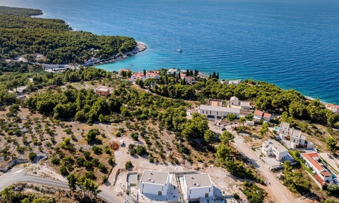 Cove Makarac (Milna) Villa | Luxury Seaside Villa Sutivan Lemon Tree M-Pool,Seaview