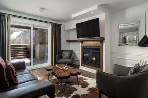 Saint-Sauveur Apartment | Luxury ski-in ski-out condo in St-Sauveur 2 bedrooms