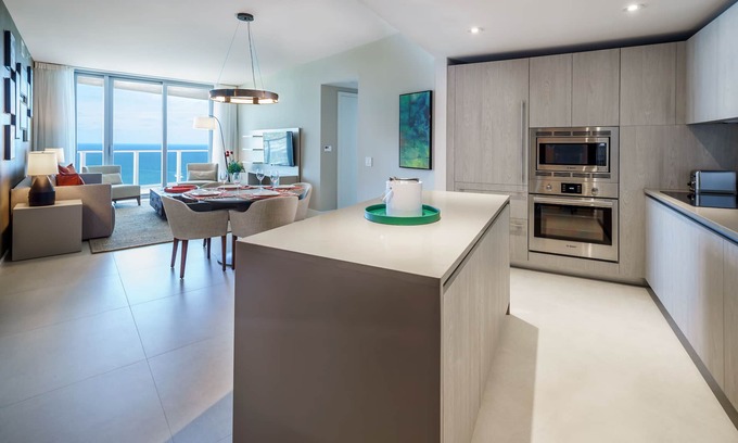 Hallandale Beach Apartment | Luxury & Spacious 2BR Apartment at HydeBeach! Full Ocean View +34th Floor