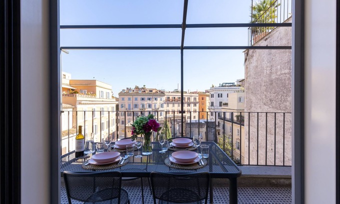 Rione V Ponte Apartment | Luxury Terrace in Navona - Cimatori Apartment