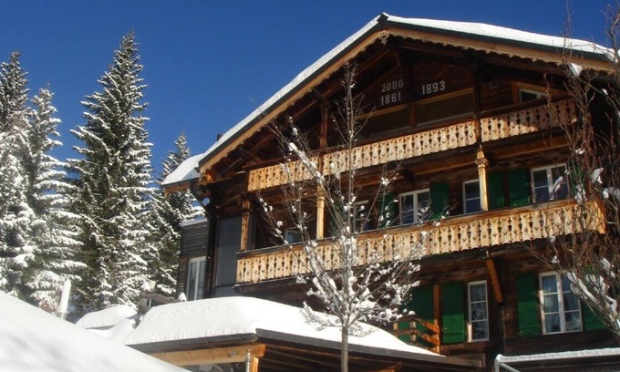 Murren Apartment | Luxury top two floors of ski chalet in Murren with 360 views. Sleeps 10-11