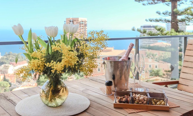 Beausoleil Apartment | Luxury Two-Bedroom Apartment - Panoramic Sea View | Near Monaco