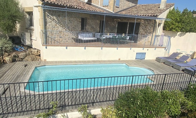 Durban-Corbieres Villa | Luxury villa for eight with pool, air conditioning and amazing views!