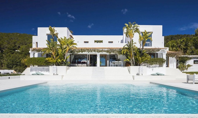 Ibiza Town Villa | Luxury villa in Ibiza with pool, ibiza vacation villa with pool and view