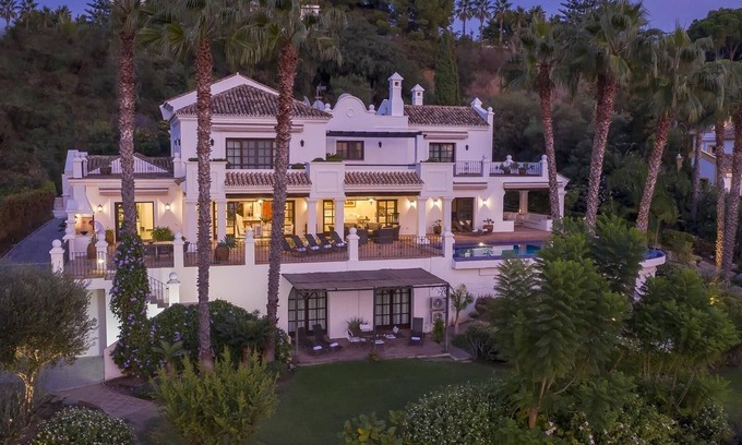 New Golden Mile Villa | Luxury Villa Sildavia with Pool, Garden, Terrace, Balcony, A/C & Wi-Fi