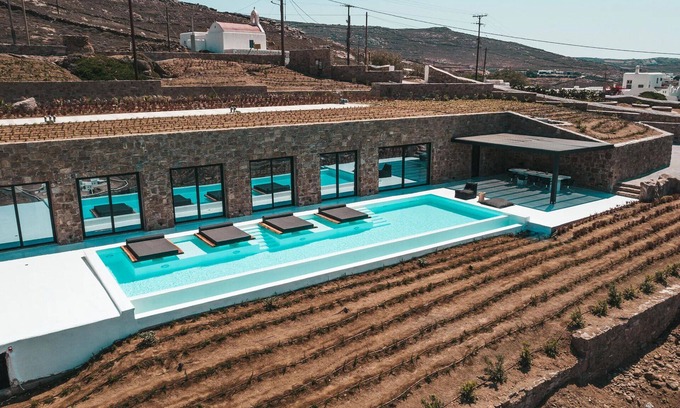 Ftelia Villa | Luxury villa with 5 bedrooms, private pool and sea views