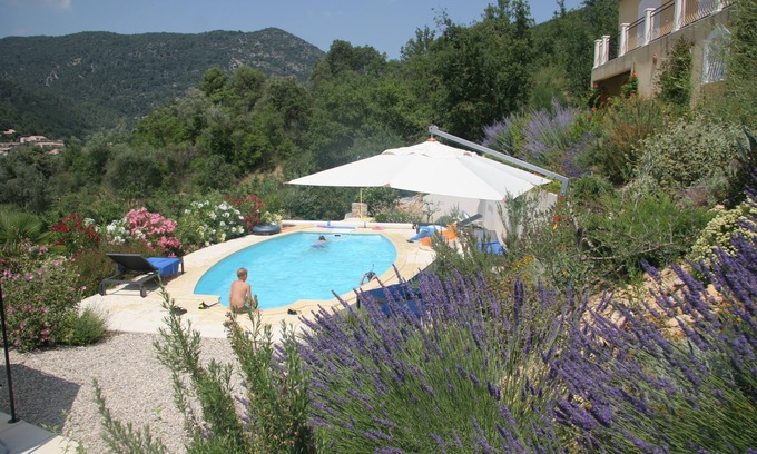 Nyons House | Luxury villa with heated pool and panoramic view 10 min steps from the old Nyons
