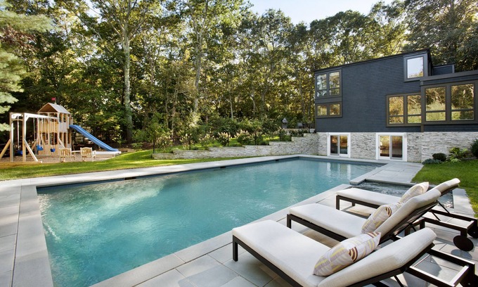 Water Mill House | Luxury Water Mill Modern Retreat with Tennis, Pool, Minutes to Ocean Beaches