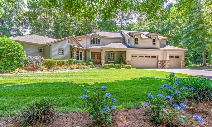 Mayhew House | Luxury waterfront home close to restaurants & attractions - hot tub/large dock