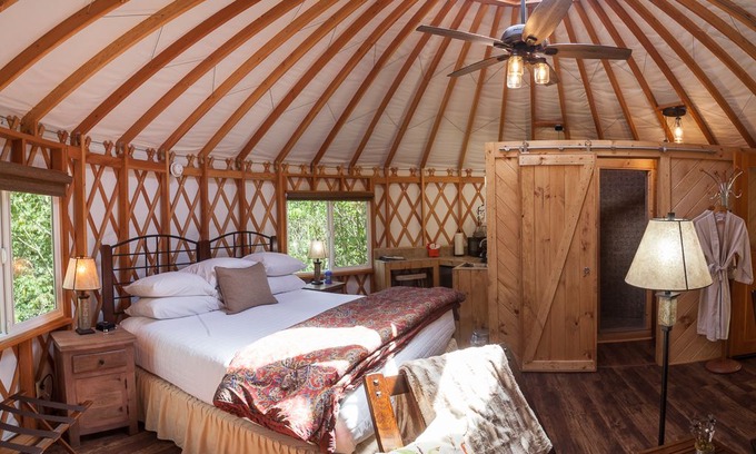 Rangeley Other | Luxury yurt-get away for 2 on motor-free Saddleback Lake