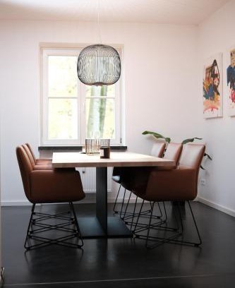 Stadtmitte Apartment | Luxus Residenz 4Min VW Stadtnah-1 Kingsize Bett & Garten