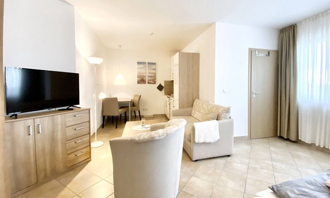 Oertzenhof Apartment | Möwe | Standard Apartment im EG (Haustier erlaubt)