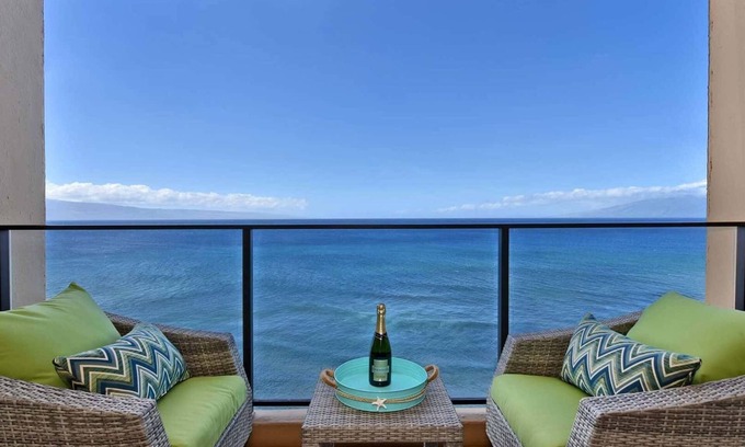 Honokowai Condo | MA 1113 Relaxing BeachFront Studio w AC