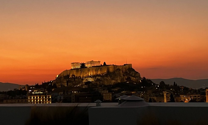 Mets Villa | Ma Maison Acropolis Mansion,Penthouse N°7, Roof Garden, Acropolis view, 500 Mbps