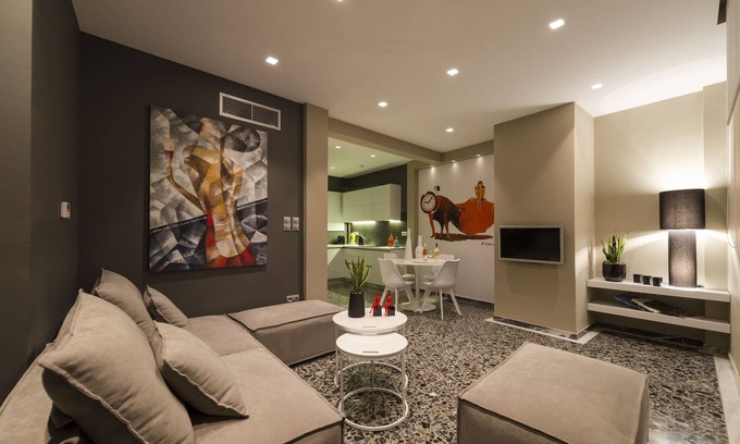 Athens Apartment | Ma Maison N°1,Penthouse,Acropolis View, 315 Mbps,15' to City Center, 1' to Metro
