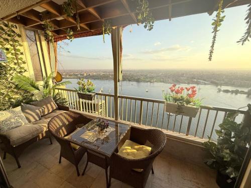 Maadi Apartment | Maadi 2BR on 23rd Floor Overlooking the Nile