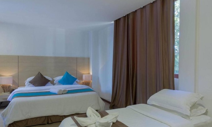 Maafushi House | Maafushi Guesthouse with Pool - Family Room