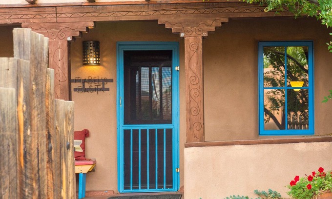Taos Condo | Mabel's Casita by Velo has Adobe Walls & Hot Tub