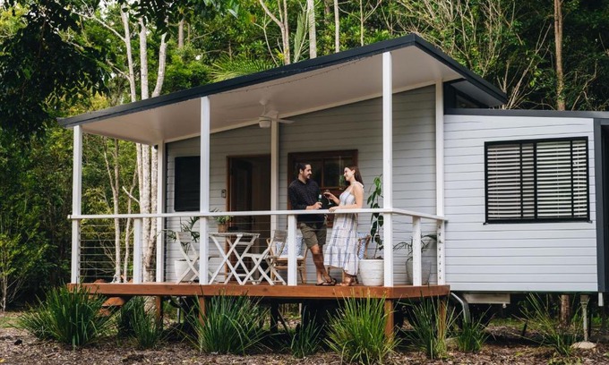 Gulmarrad House | Maclean River Front Tiny House - Clarence Valley Tiny Homes