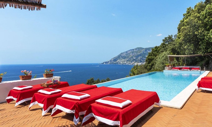 Maiori Villa | Magic Nature Oasis/Heated XL Marine Pool/Exclusive sea bay/360º postcard views