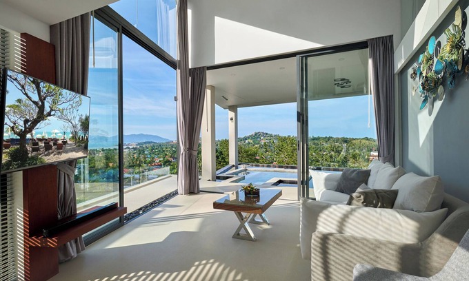 Plai Laem Apartment | Magic SeaView jet plunge pool Private Suite 2BR