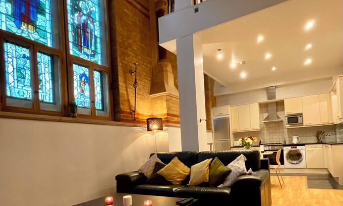 Watford Apartment | Magical Converted Church Duplex Apartment, Close to Harry Potter Studios