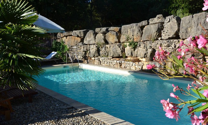 Les Vans Other | Magnificent 19th century stone Mas, large swimming pool, large wooded property