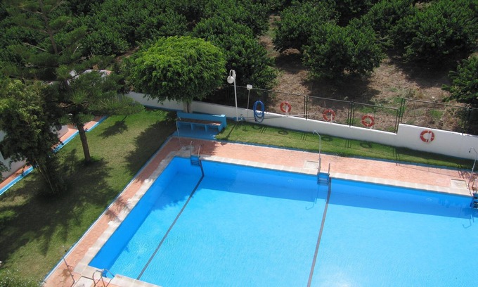 Almunecar Apartment | Magnificent apartment with swimming pools, terrace and views to the sea and the Vega, Wifi-Sate