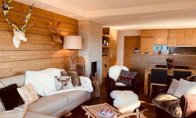 Lens Apartment | MAGNIFICENT CRANS MONTANA APARTMENT