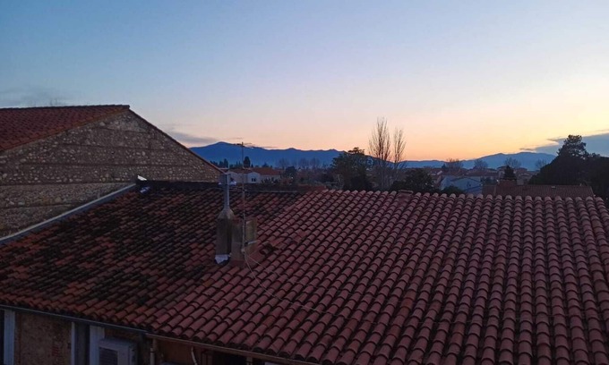 Cabestany Apartment | Magnificent duplex with panoramic view of the Canigou mountains