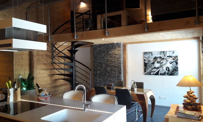 Saint-Jean-de-Sixt Apartment | Magnificent T3 Duplex apartment in a chalet dating from 1813