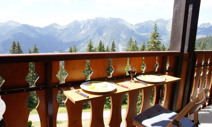 Station de Drouzin le Mont Apartment | Magnificent panorama