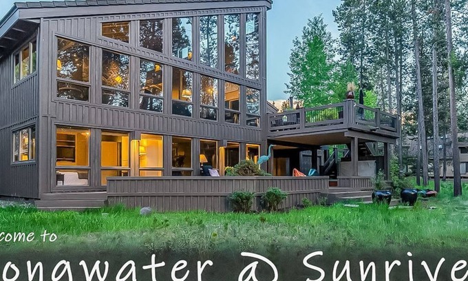 Sunriver House | Magnificent Riverfront Retreat w/ Hot Tub, Central AC, Fireplaces, & SHARC