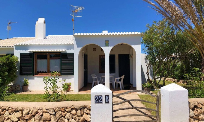 Cap d'Artrutx House | Magnificent semi-detached house with garden and pool