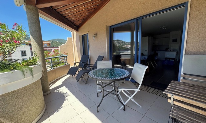 Cavaliere Apartment | Magnificent T2 in the heart of Cavalaire, 4 ' walk from the beaches of the center