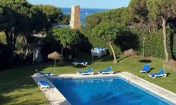 Cabopino Apartment | Magnificent view, new refurbished apartment near Marbella
