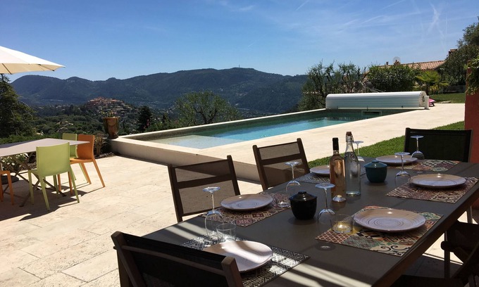 Falicon Villa | Magnificent villa on the heights of Nice in absolute calm