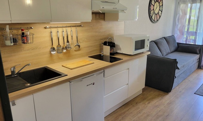 Pla d'Adet Apartment | Magnifique T1bis Refait à Neuf Tout Équipé au Pied des Pistes et au Calme